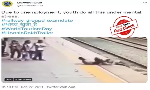 Fact Check: Video of woman attempting suicide is from China, not India