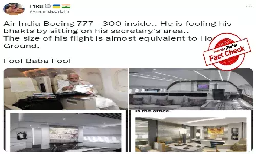 Fact Check: Viral images do not show interior of Modis aircraft Air India One