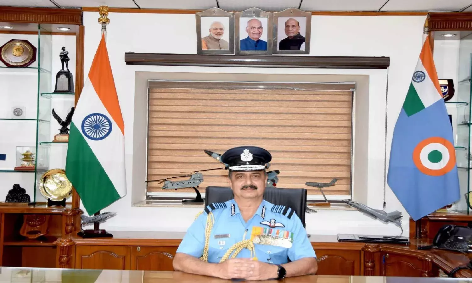 Air Chief Marshal VR Chaudhari takes over as Chief of Air Staff