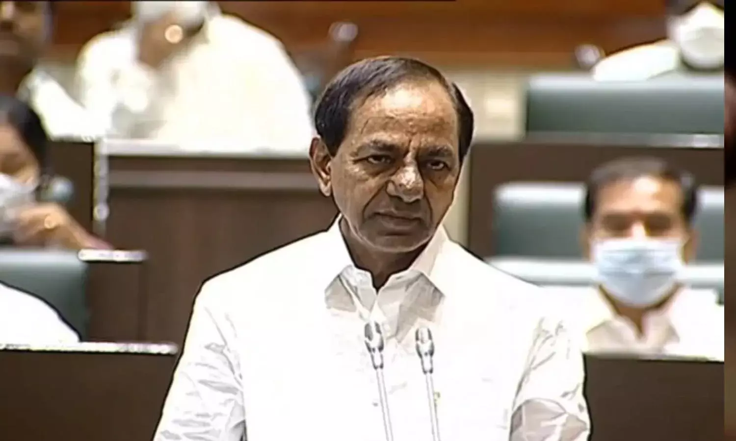 `Your govt spent Rs 4 per person, we spend Rs.650: KCR dismisses Congress charge