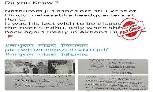 Fact Check: Is Nathuram Godses ashes still kept at Pune?