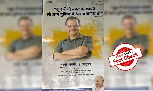 Fact Check: Morphed photo of Kejriwals newspaper ad on Gandhi Jayanti goes viral