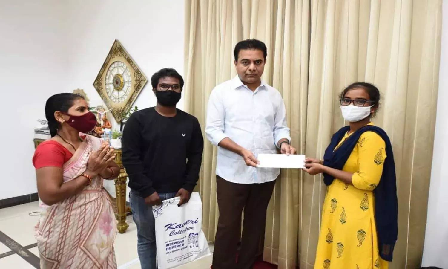 KTR plays good samaritan, funds tribal MBBS student who sells vegetables
