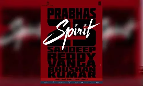 #Prabhas25: Sandeep Reddy Vanga directorial `Spirit to release in 8 languages