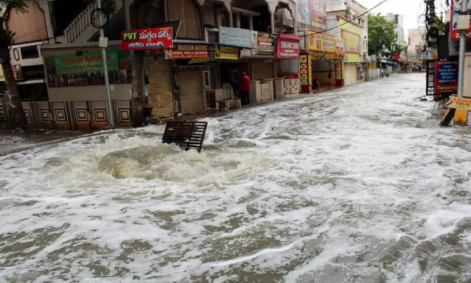 Rain brings Hyderabad to its knees: Major roads submerged, 2 go missing