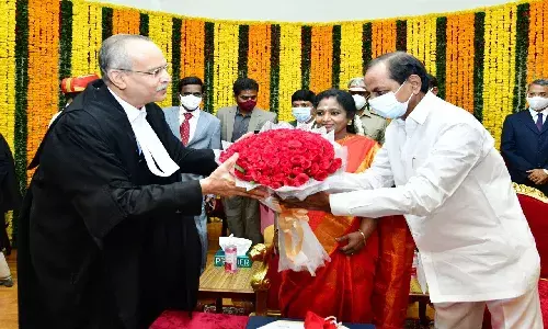 Justice Satish Chandra Sharma sworn in as Telangana HC CJ