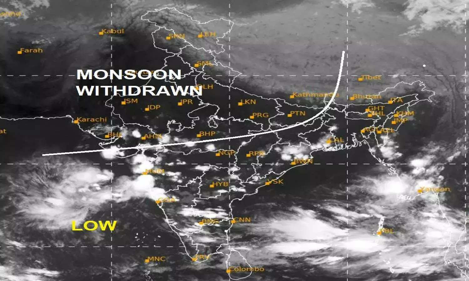 Southwest monsoon weakens over Telangana