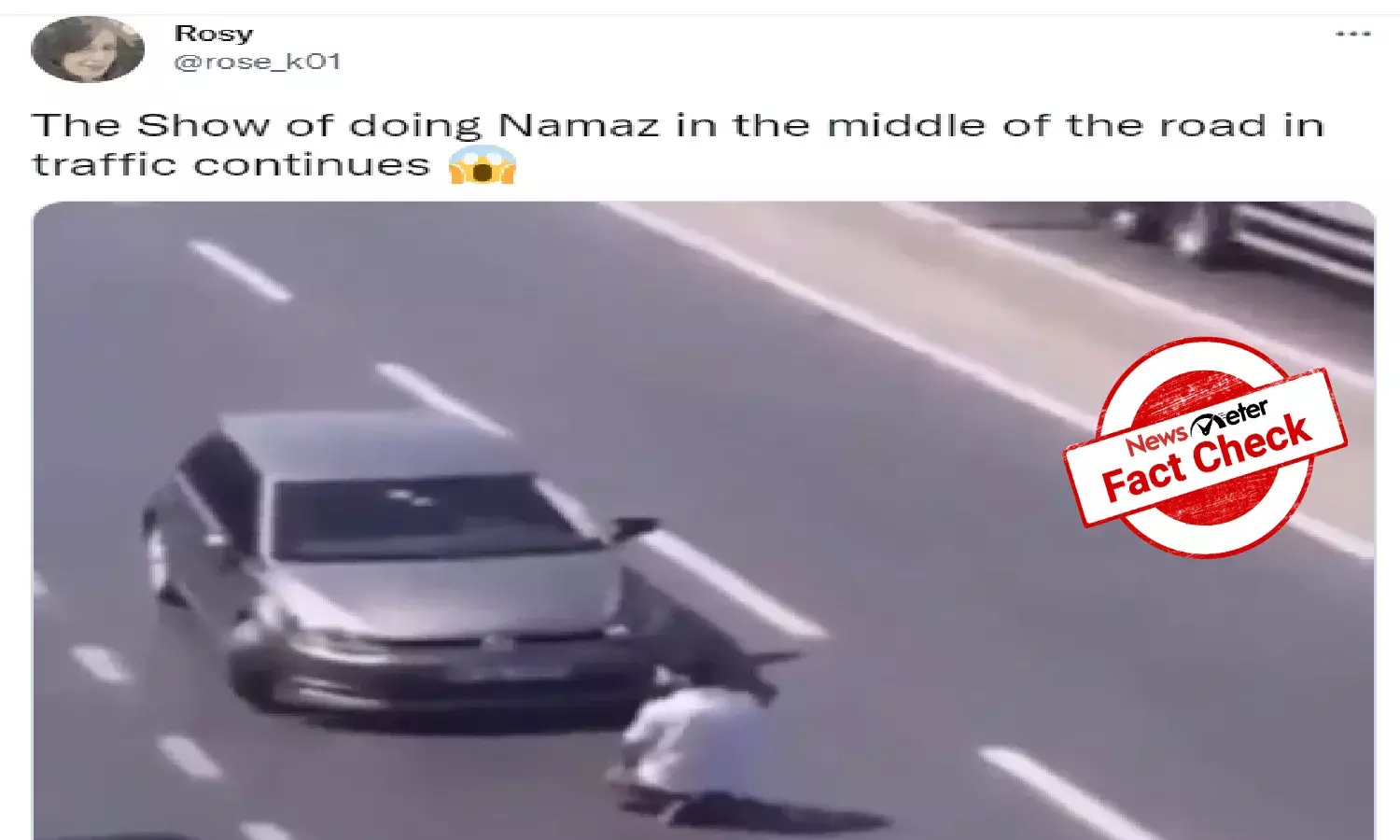 FACT CHECK: Video of man praying on a busy street is from Turkey, not London