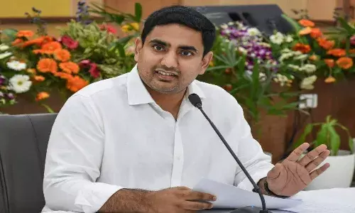 Lokesh demands state pay 20 months pending wages to APCOS employees