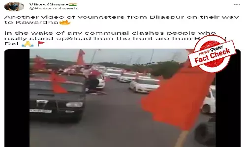 Fact Check: Video of Punjab rally passed off as Bajrang Dal march in Chhattisgarh