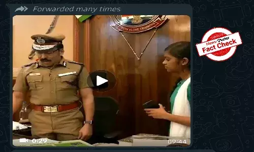 Fact Check: Viral video of police official demonstrating Kavalan app is true