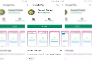 Rotarys Swach Toilet app to keep toilets ready for students Rotarys Swach Toilet app to keep toilets ready for students