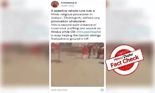 Fact check: Video of car running over people from Jashpur passed off with communal spin