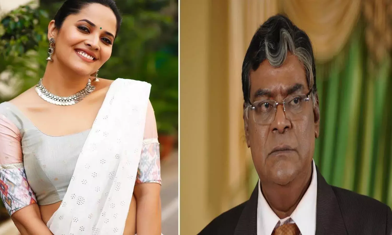 Anasuya questions Kota Srinivas Raos comments on her dressing style