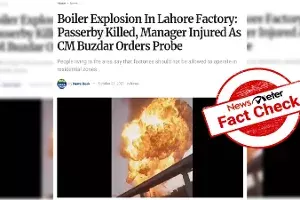 Fact Check: Video of boiler explosion at Lahore factory passed off as terrorist attack Fact Check: Video of boiler explosion at Lahore factory passed off as terrorist attack