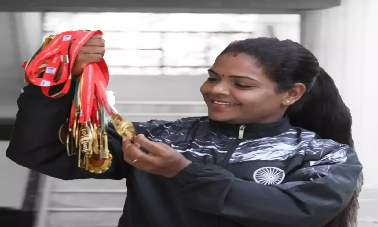 We are seen as beggars: Lack of funds mar Hyd powerlifter Inturi Rekhas dreams