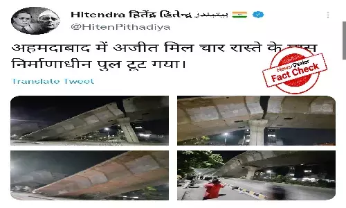 Fact check: Image of bridge collapse is from Nagpur, not Ahmedabad