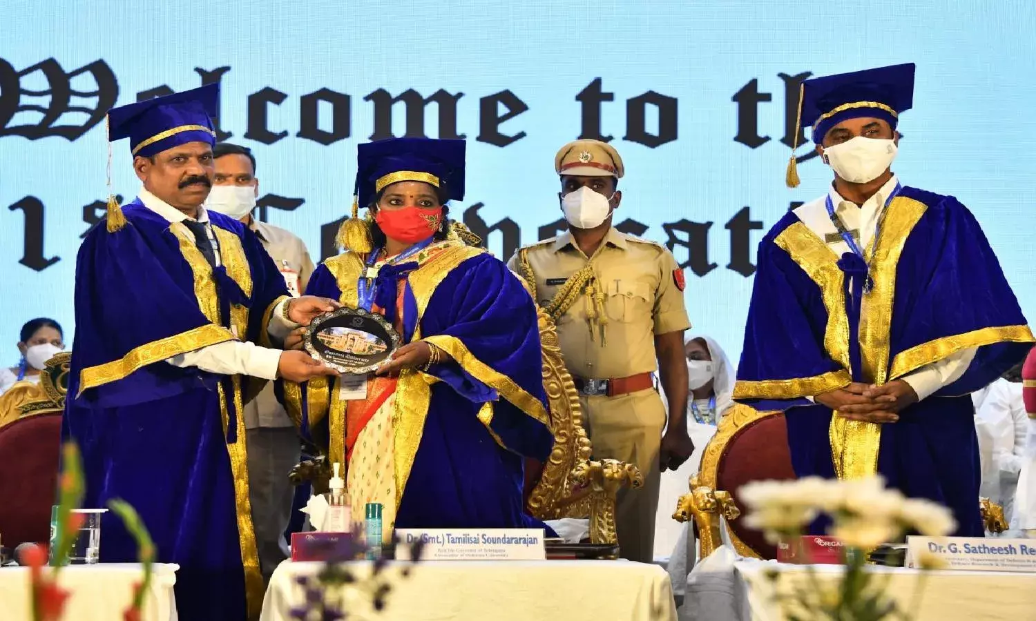 `Dreams should make you sleepless:  Telangana Governor addresses OU convocation, motivates students to aim big