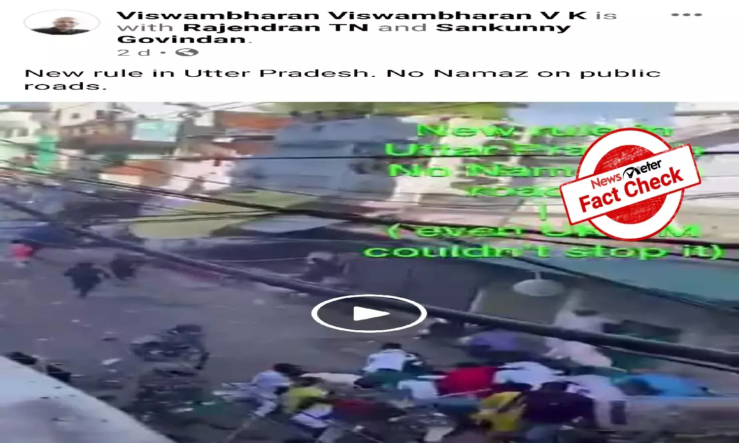 Fact check: Video of clashes is from MP, not UP