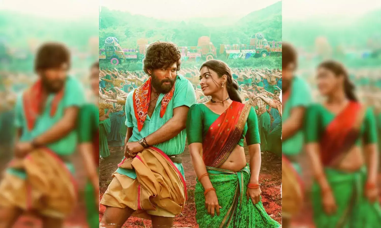 Third single from Pushpa out; Saami Saami reminds of another iconic song from Sukumars Rangasthalam
