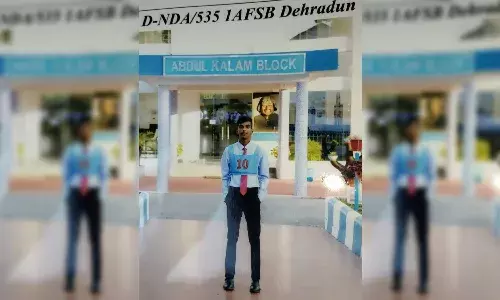 Telangana boy from TS Social Welfare Sainik School-Rukmapur makes maiden entry into NDA