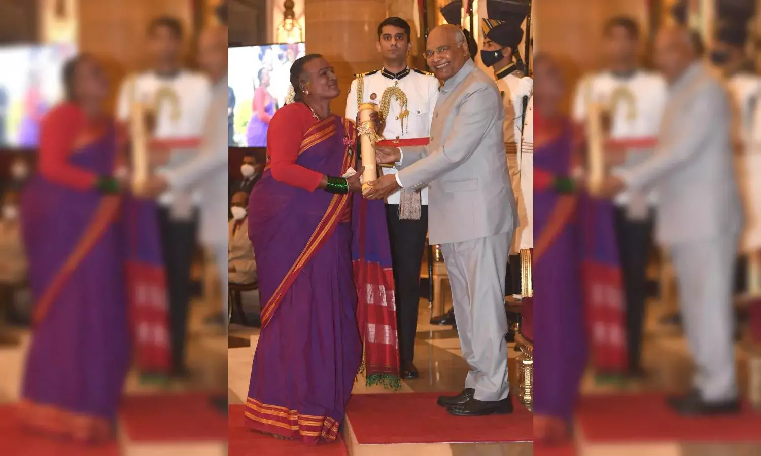 From homeless to Padma Shri: Karnataka transgender folk dancer Jogati receives Padma Shri
