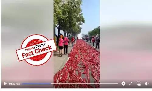 Fact Check: Does this video show Diwali celebrations in US?