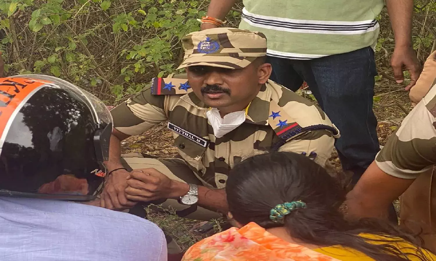CISF cops timely help saves man having seizures at Shamshabad