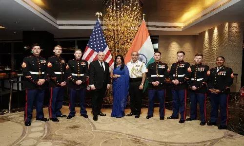 First-ever Marine Ball organized in Hyd to celebrate 246th bday of US Marine Corps