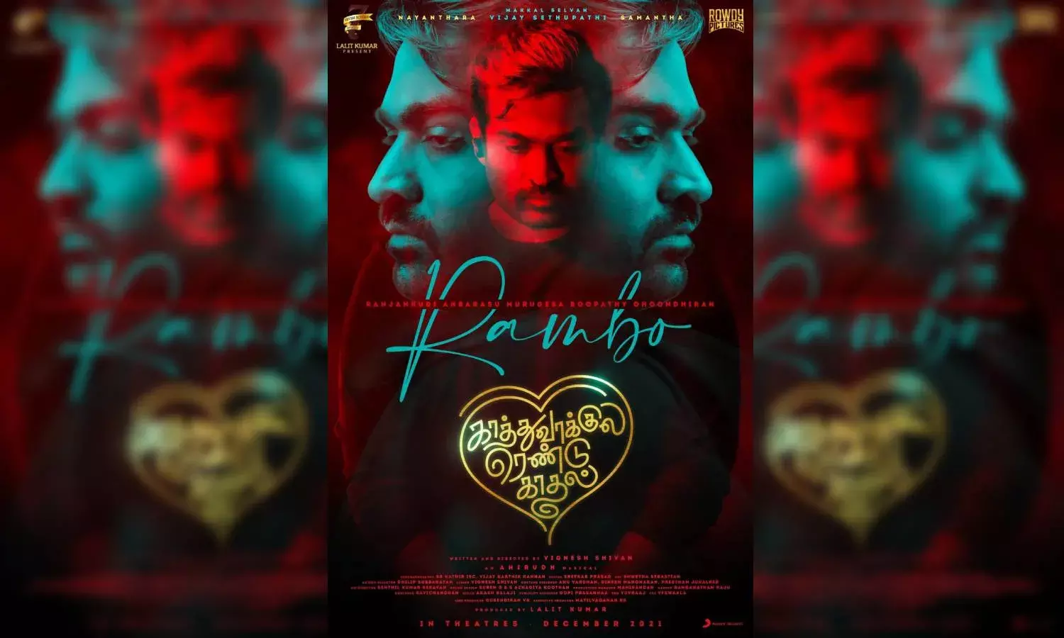 RAMBO is here! Vijay Sethupathis first look for Kaathu Vaakula Rendu Kaadhal out