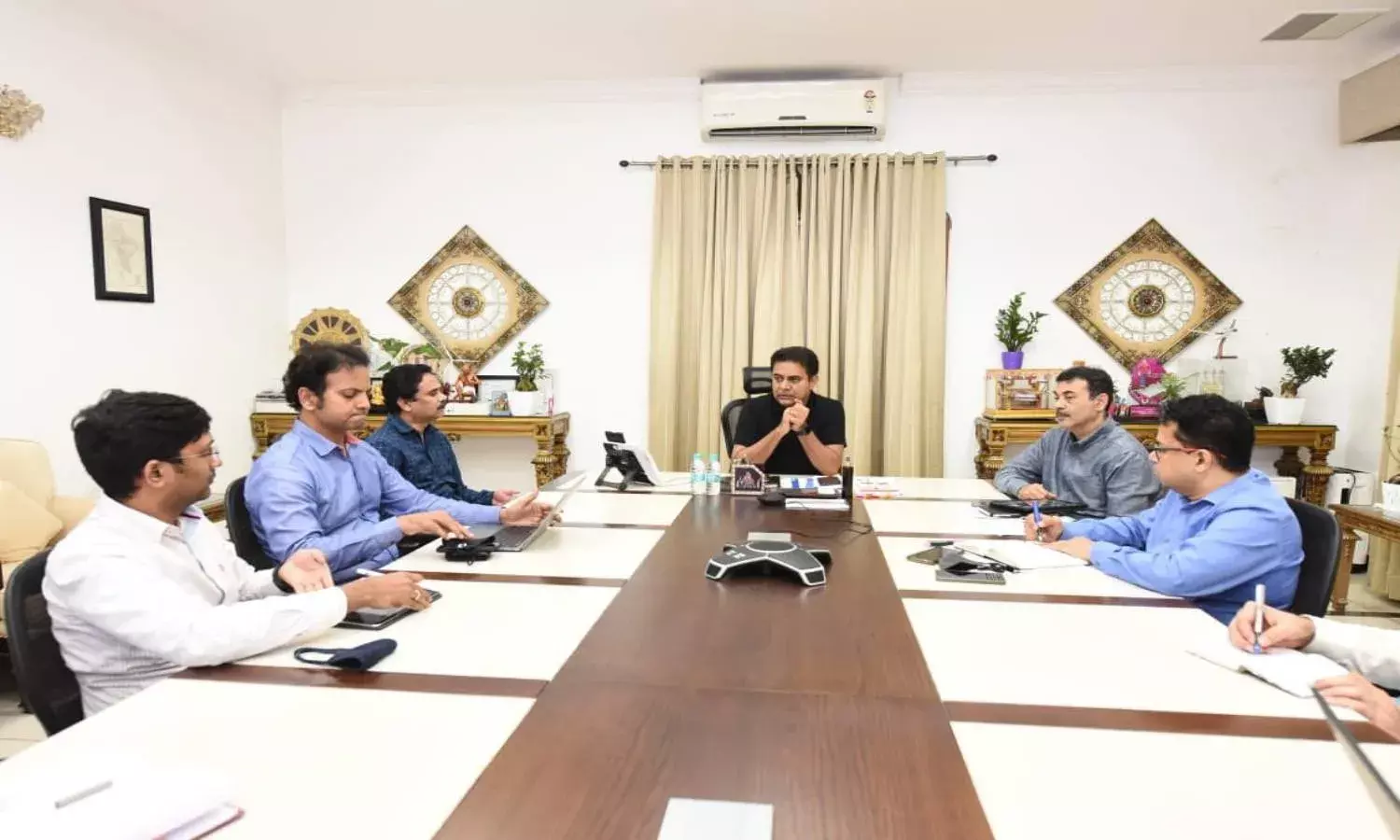 Gear up to capture evolving opportunities in post-Covid world: KTR to officers