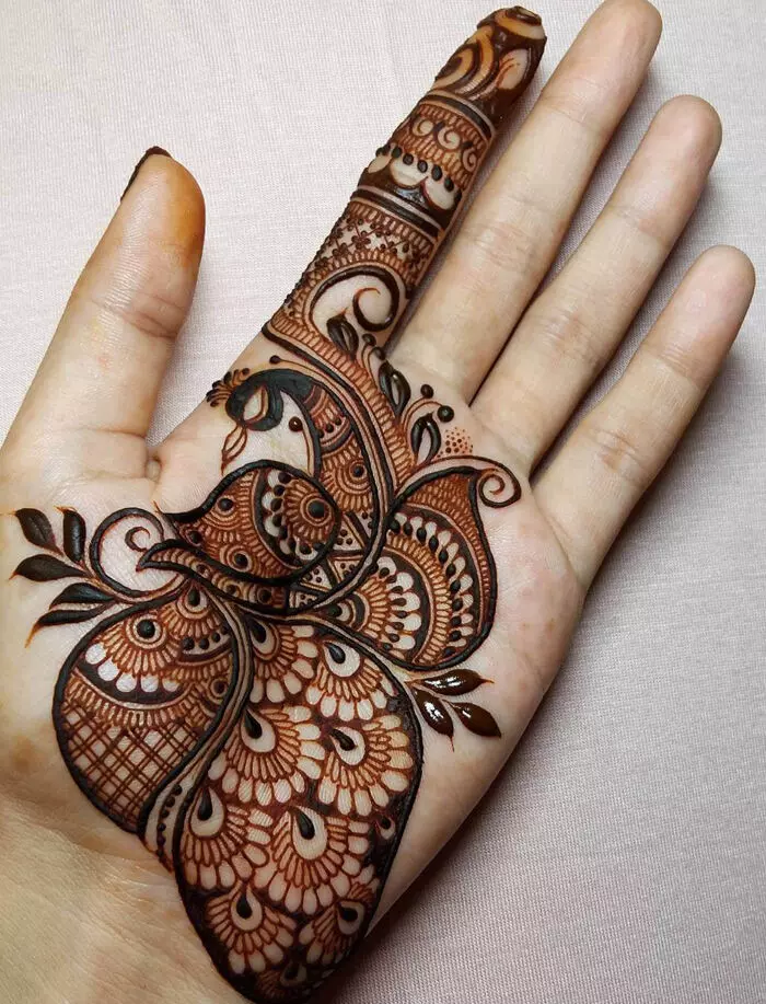 Unique Mehndi Designs For Back Hand, Palms And Feet