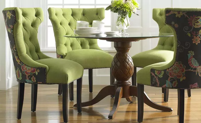 10 Tips To Decorate Your Dinner Table, Best Fabric To Reupholster Dining Room Chairs In India