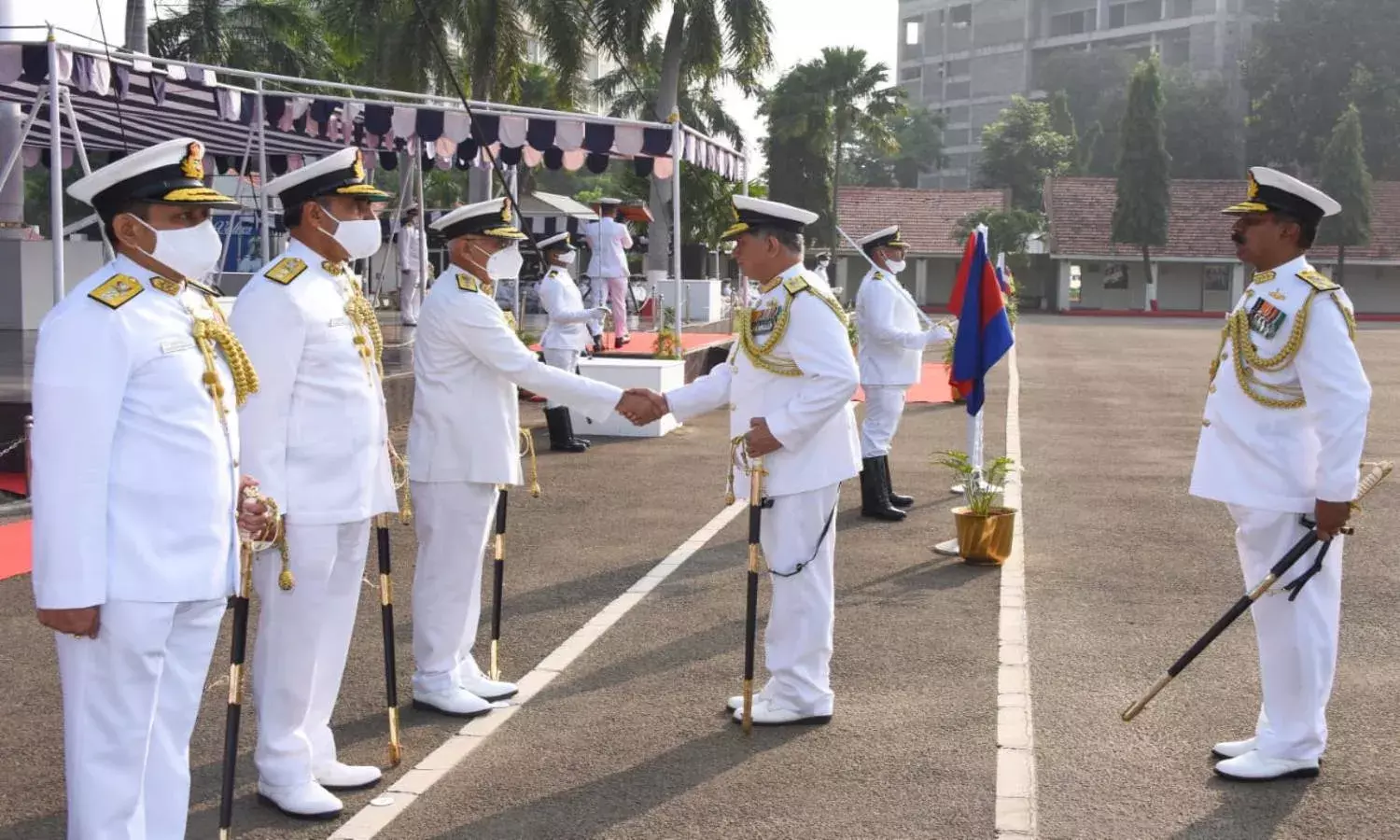 Vice Admiral Biswajit Dasgupta takes over as the Flag Officer Commanding-in-Chief, ENC