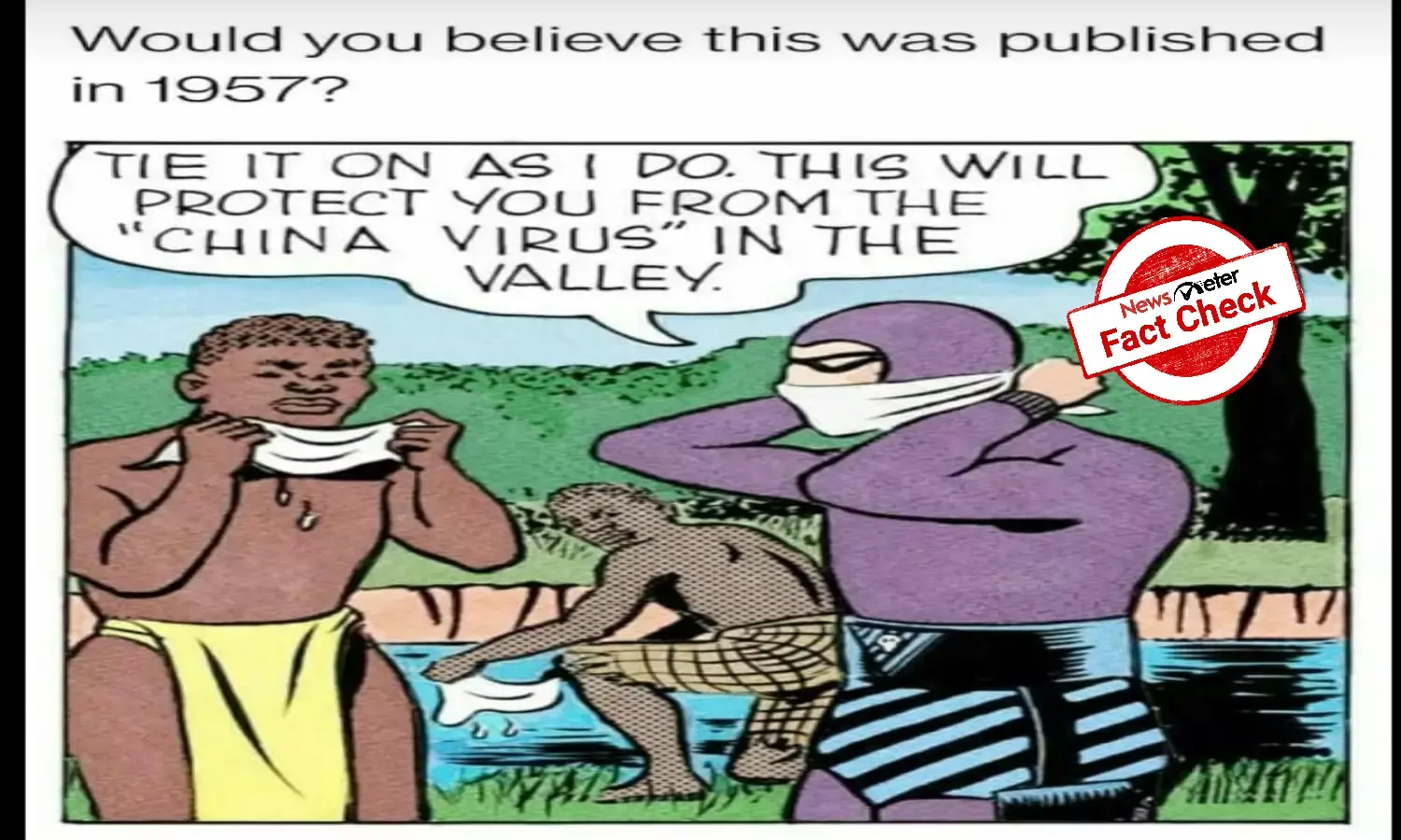 FACT CHECK: `Phantom did not talk of China virus in 1957