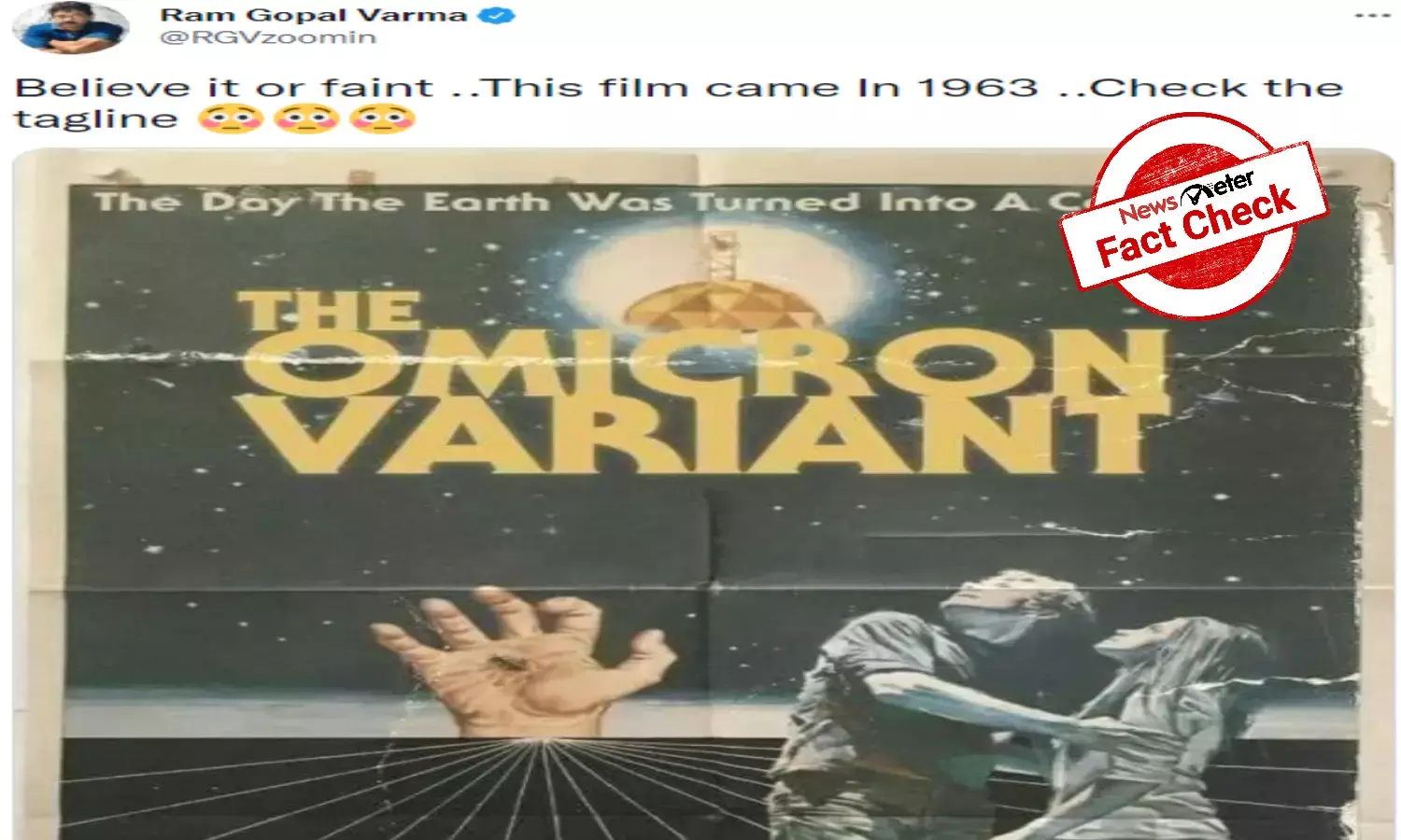 Viral `Omicron movie posters are artwork, not related to COVID 19