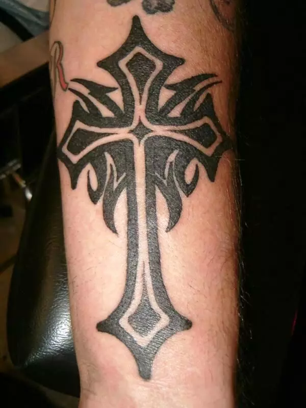 christian tribal tattoos for men