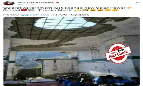FACT CHECK: School with broken ceiling is in Uttarakhand, not Gujarat