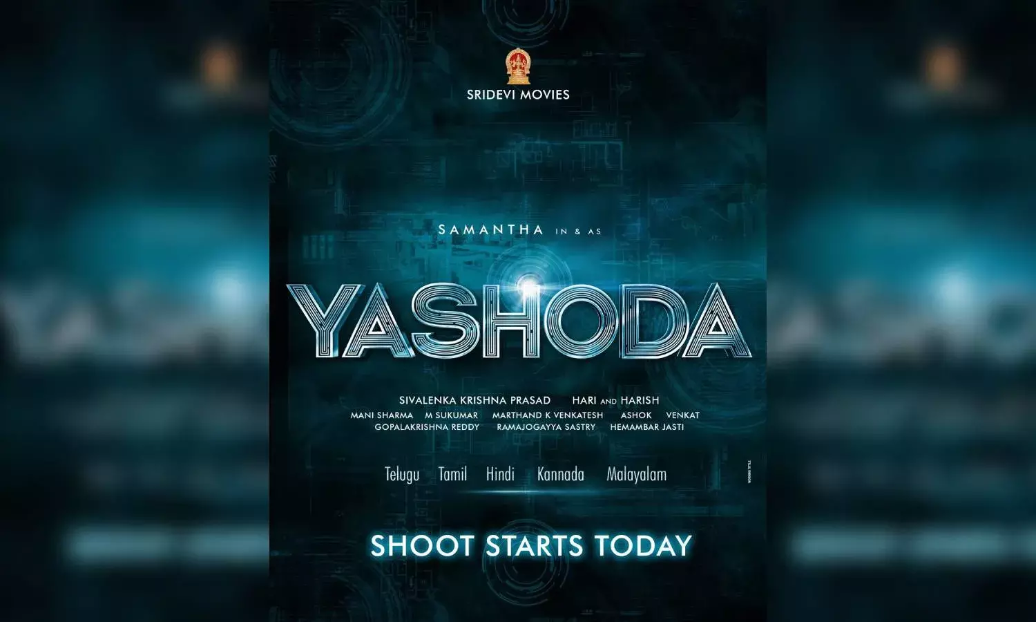 Samantha all set to become Yashoda for her next. Details inside