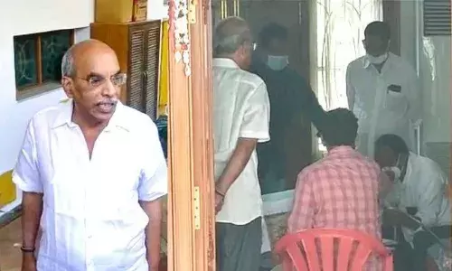 CID raids former IAS officer Lakshmi Narayanas home in Hyderabad