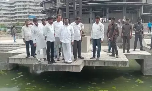 Revanth Reddy lashed out at KCR for alleged scam in TS Martyrs Memorial; demands inquiry