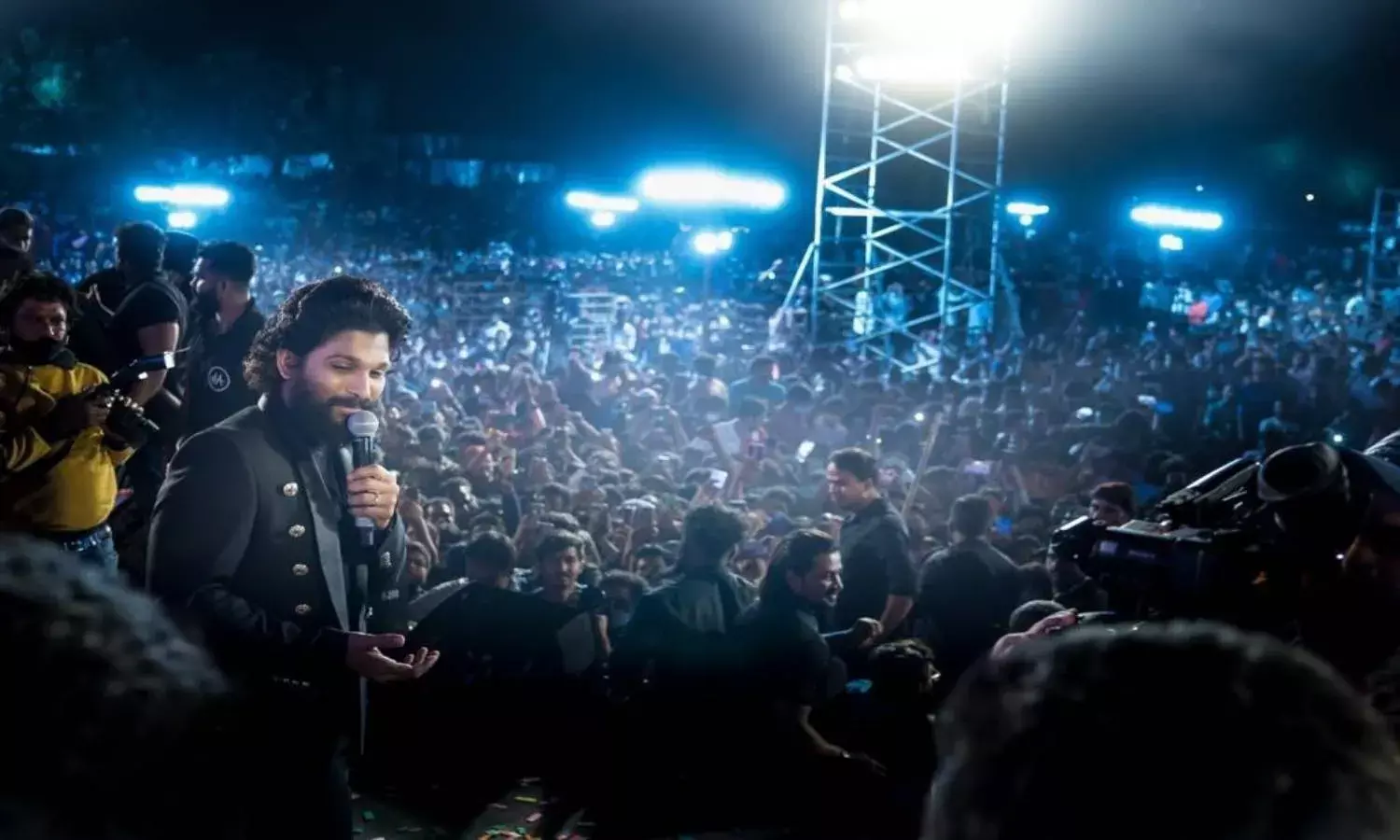 Organizers of Allu Arjuns Pushpa pre-release event booked in Jubilee Hills