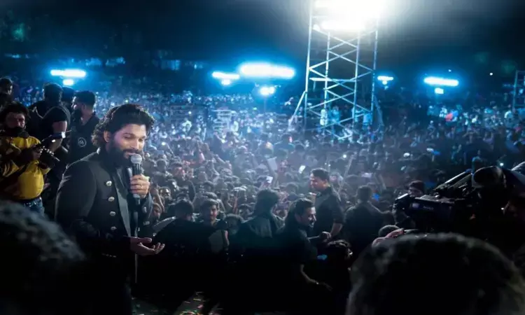 Organizers of Allu Arjuns Pushpa pre-release event booked in Jubilee Hills