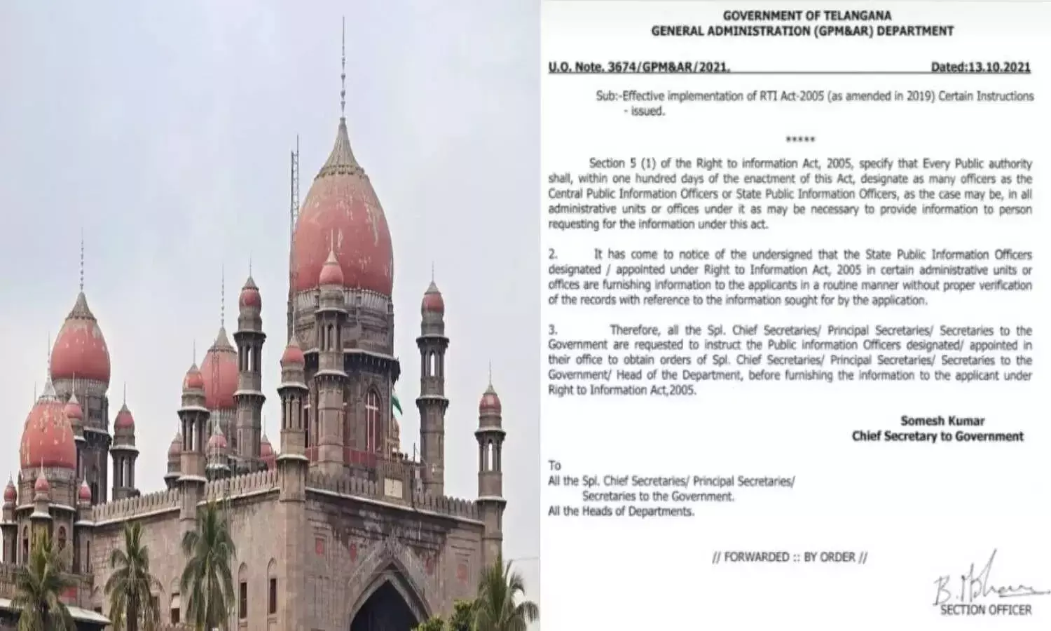 `Choking information flow: Telangana withdraws controversial CS RTI order