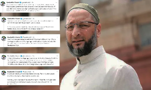 Modi acting like mohalla uncle by raising womens marriage age: Owaisi