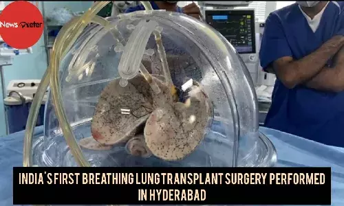 Indias first breathing lung transplant surgery performed in Hyderabad