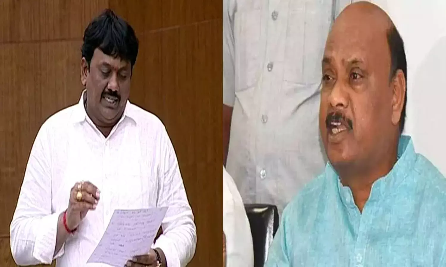 Narsipatnam MLA slams Ayyanapatrudu for derogatory remarks against Jagan
