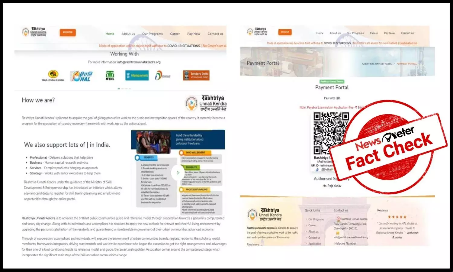 Beware! rashtriyaunnatikendra.org is fake, dont pay any money