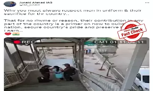 Fact Check: Scripted video of Armymen helping pregnant woman shared as real incident