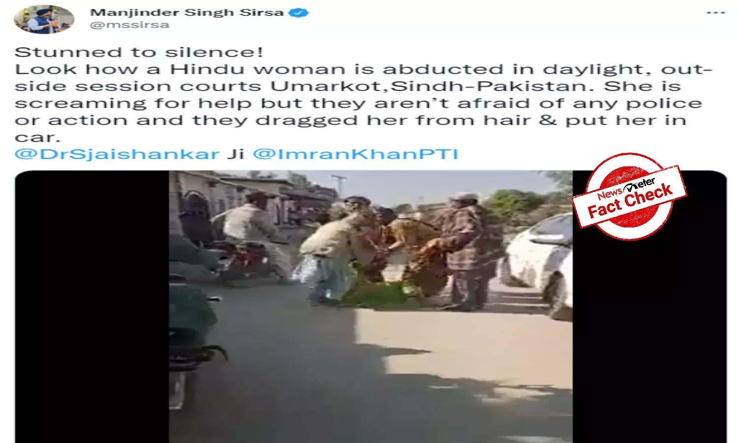 Fact Check: Woman in viral video is victim of domestic violence, communal angle ruled-out